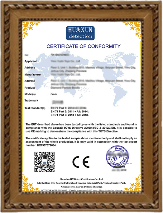 plush toy certifaction