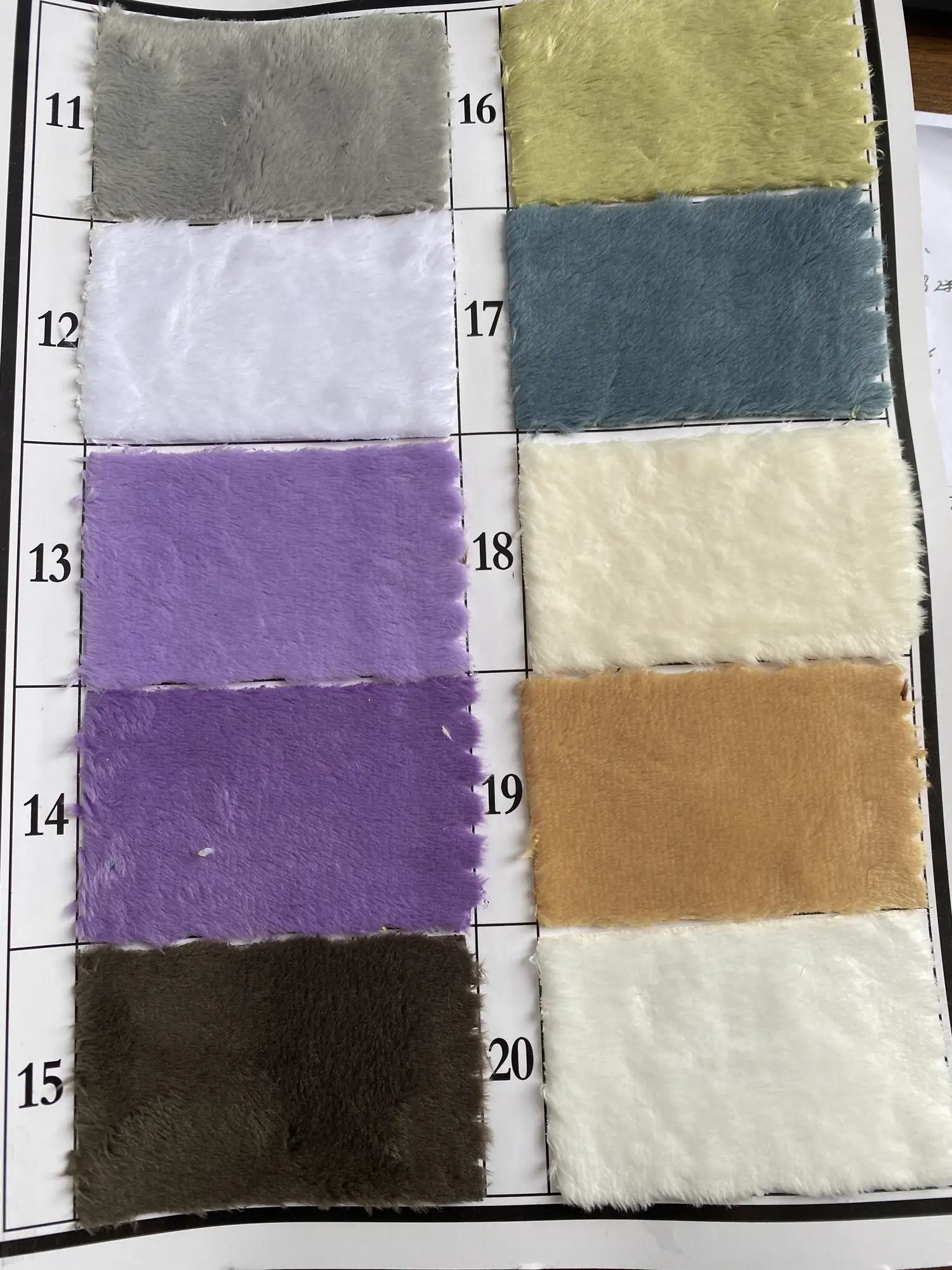 Jialun 5 mm Plush - Jialun 5 mm Plush colors 11-20