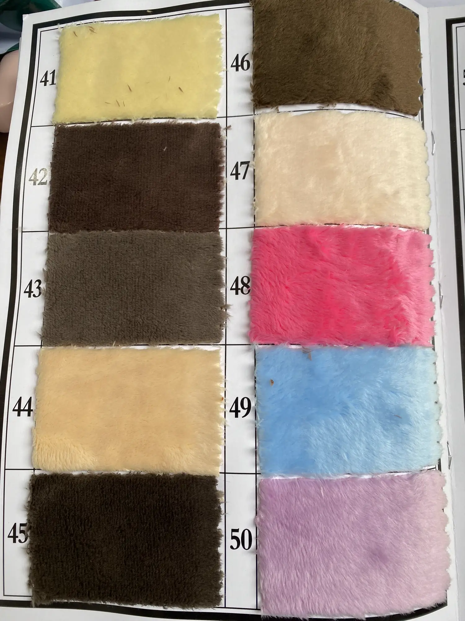 Jialun 5 mm Plush - Jialun 5 mm Plush colors 41-50