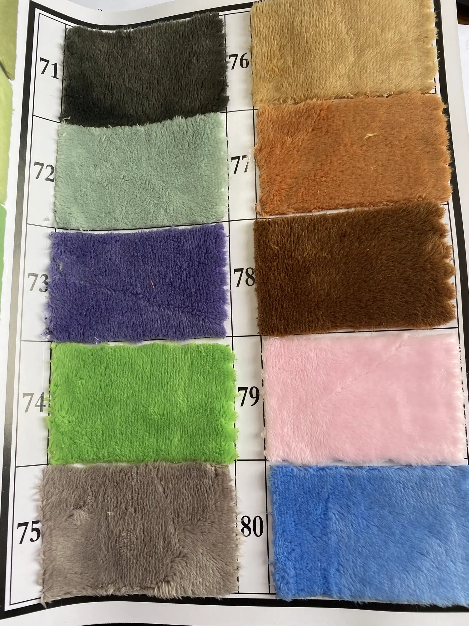 Jialun 5 mm Plush - Jialun 5 mm Plush colors 71-80